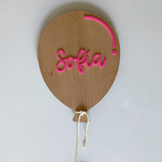 Letrero Globo para pared