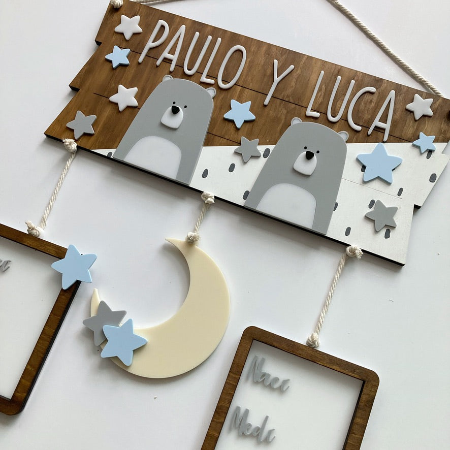 Letrero Osos Gemelos