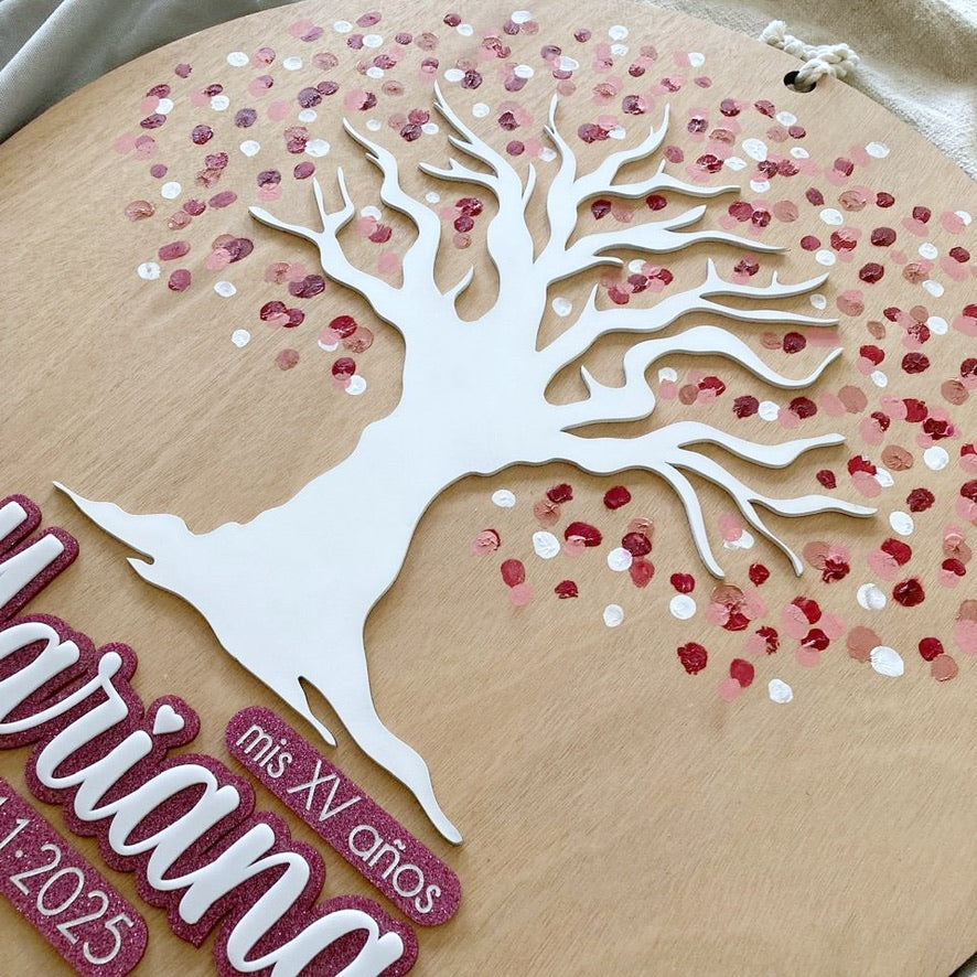 ARBOL DE FIRMAS CON HUELLAS XV