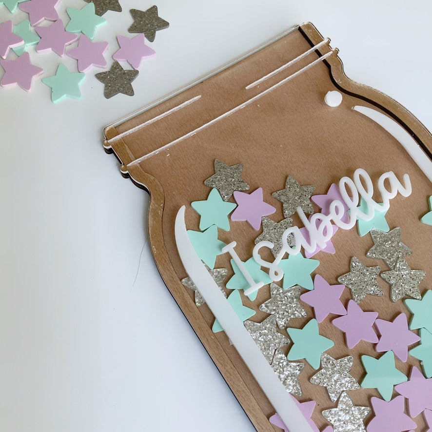 Tarro Estrellas Lila