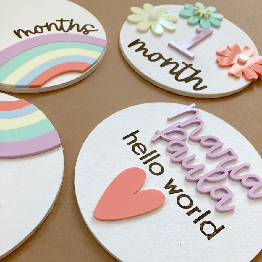 Arcoíris blanco Flores