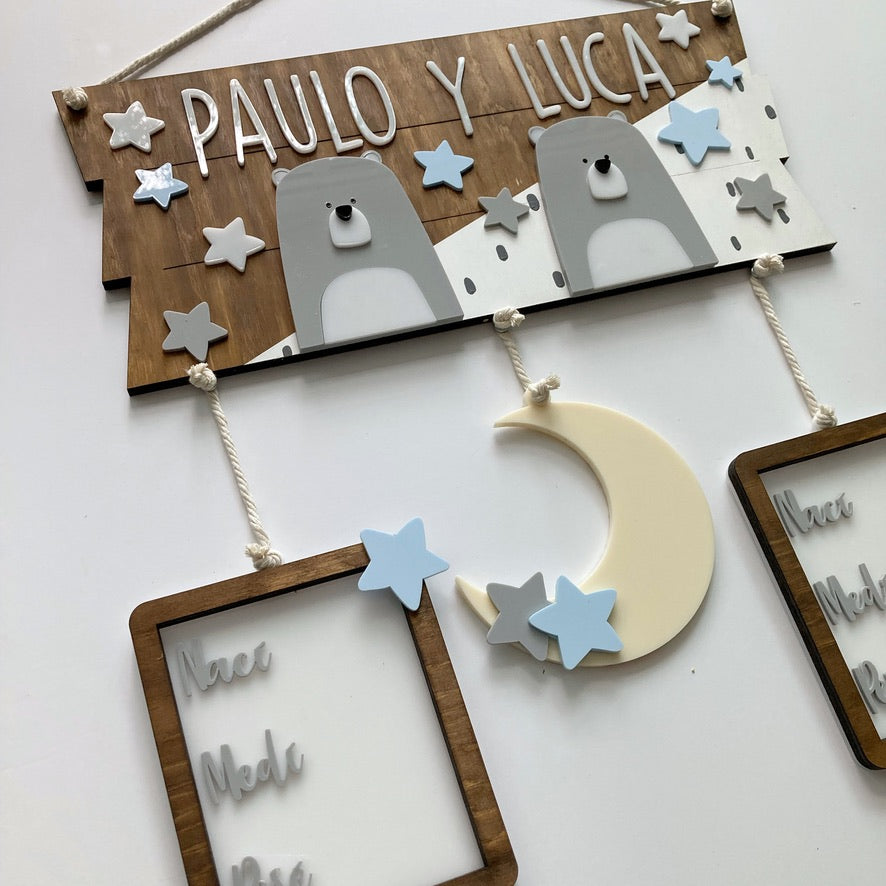 Letrero Osos Gemelos