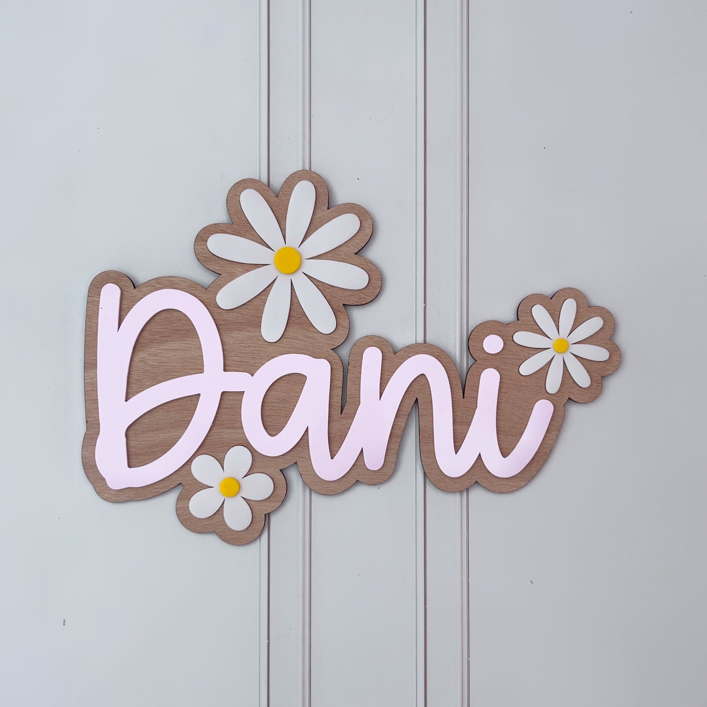 Letrero Nombre con Acrilico