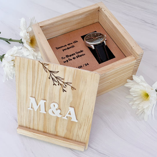 CAJA PARA RELOJ DE COMPROMISO