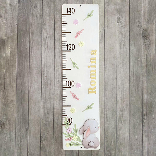 REGLA CONEJA CON FLORES