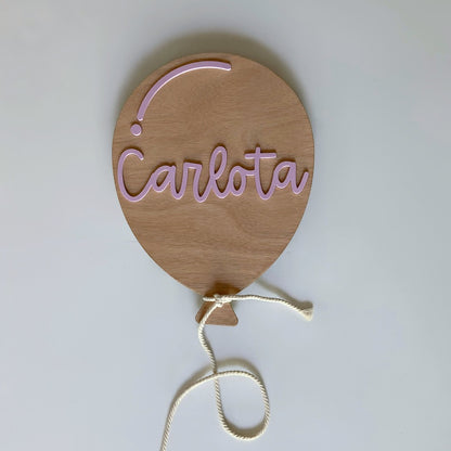 Letrero Globo para pared