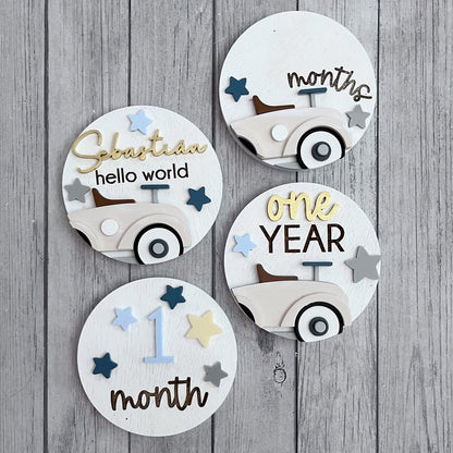 Coche antiguo blanco