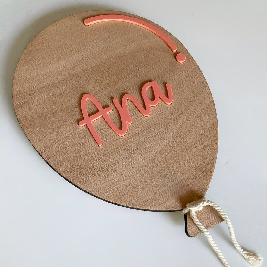 Letrero Globo para pared