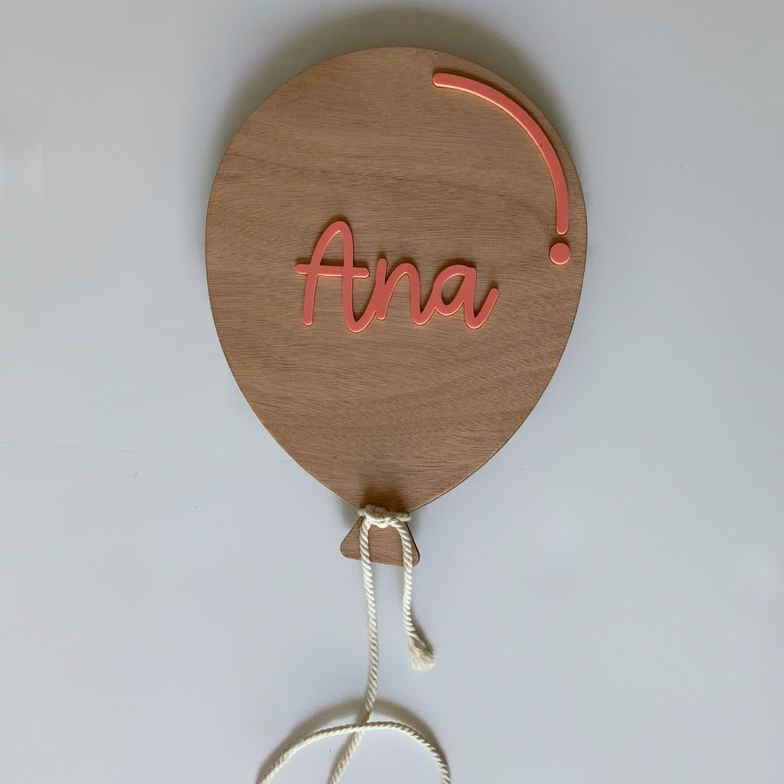 Letrero Globo para pared