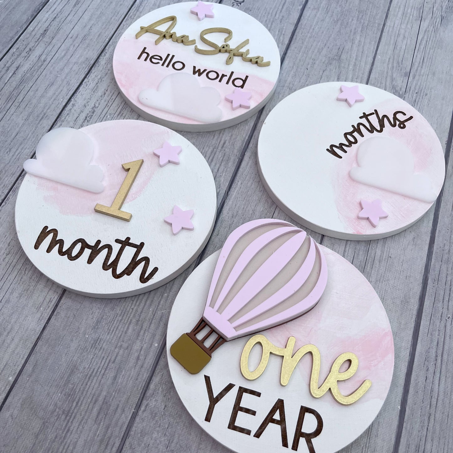 globo aerostático rosa