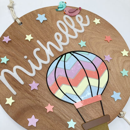 Letrero Globo Aerostatico Colores