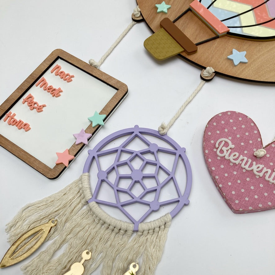 Letrero Globo Aerostatico Colores