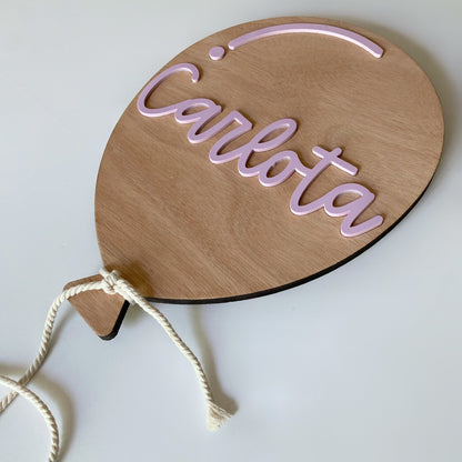 Letrero Globo para pared