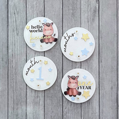 Taggs caballo con inicial