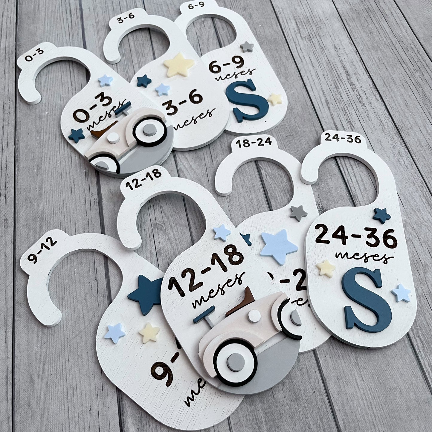 Separadores Ropa Coche Antiguo