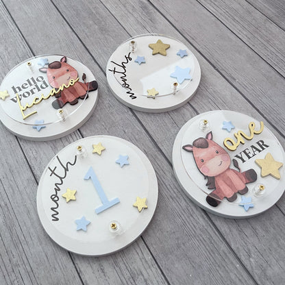 Taggs caballo con inicial